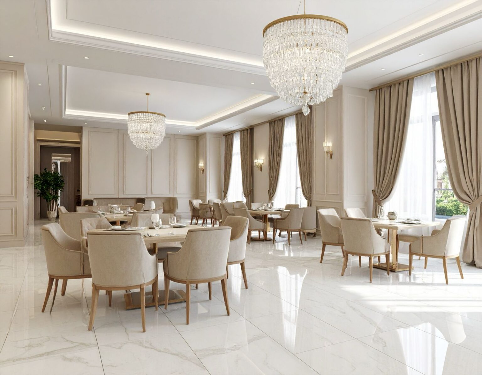 sala da pranzo hotel byron
